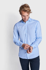 BS Basswood Modern Fit Skjorte - Light Blue