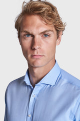 BS Basswood Modern Fit Skjorte - Light Blue