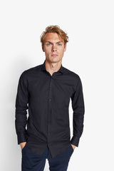 BS Aspen Slim Fit Skjorte - Black