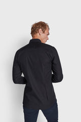 BS Aspen Slim Fit Skjorte - Black