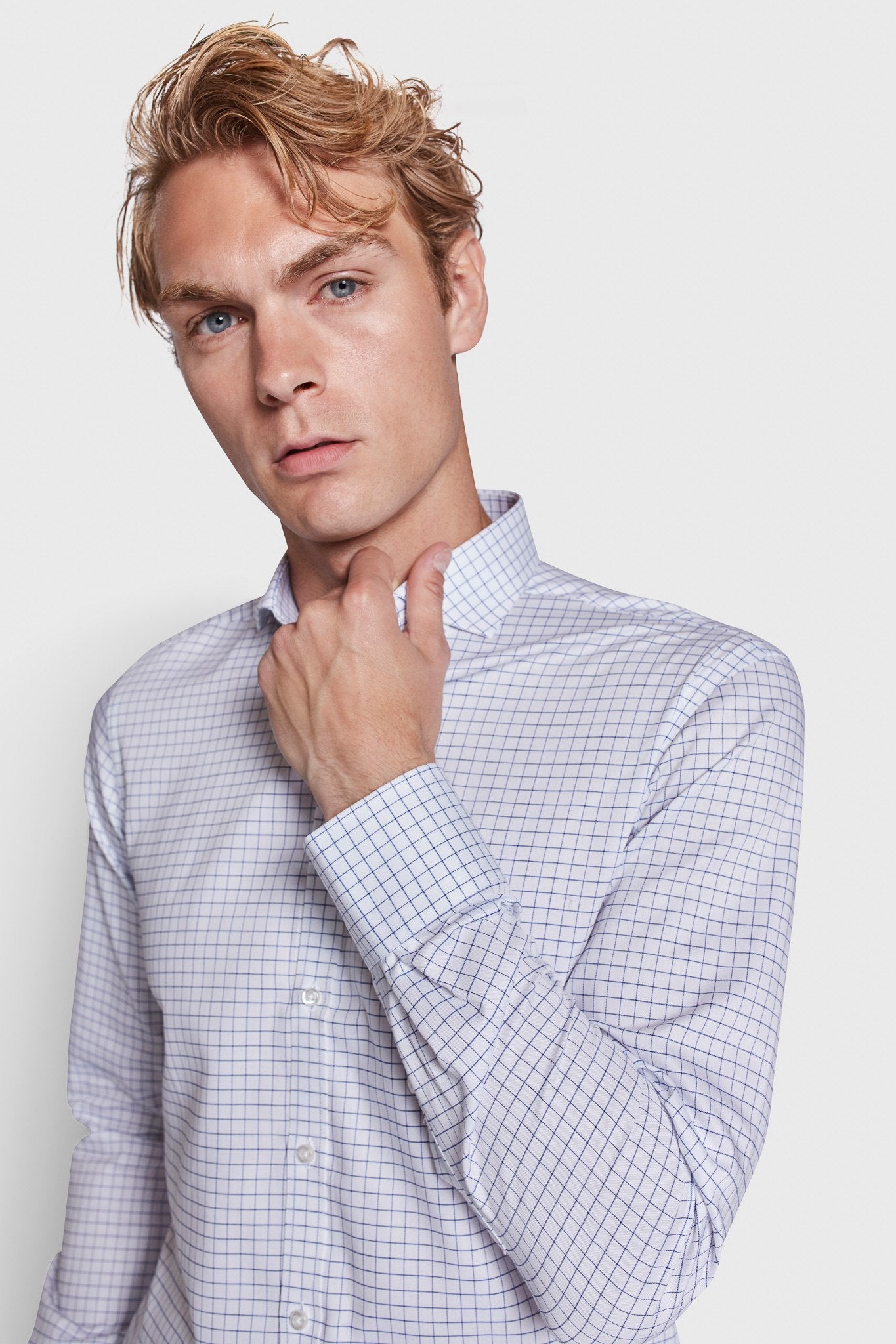 BS Maple Slim Fit Skjorte - White