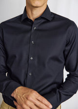 BS Miles Slim Fit Skjorte - Black