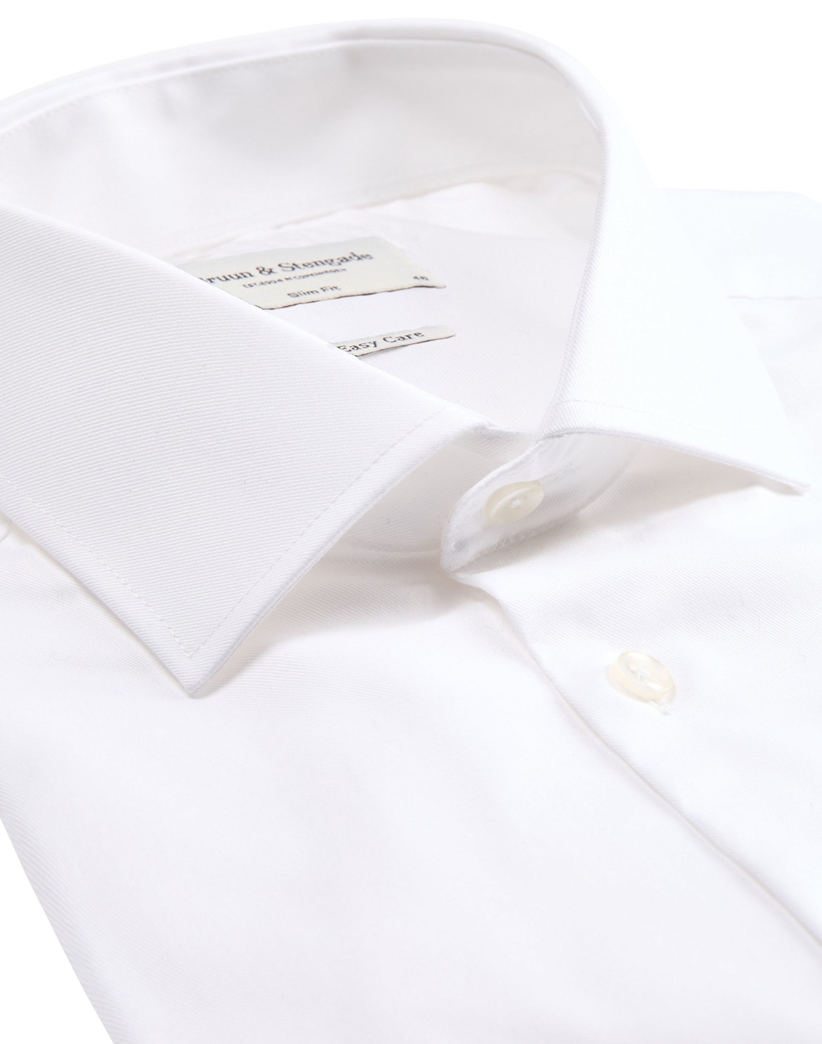 BS Marton Slim Fit Skjorte - White