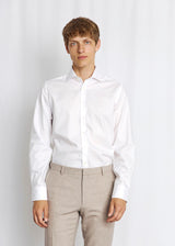 BS Miles Slim Fit Skjorte - White