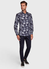 BS Joe Super Slim Fit Skjorte - Navy