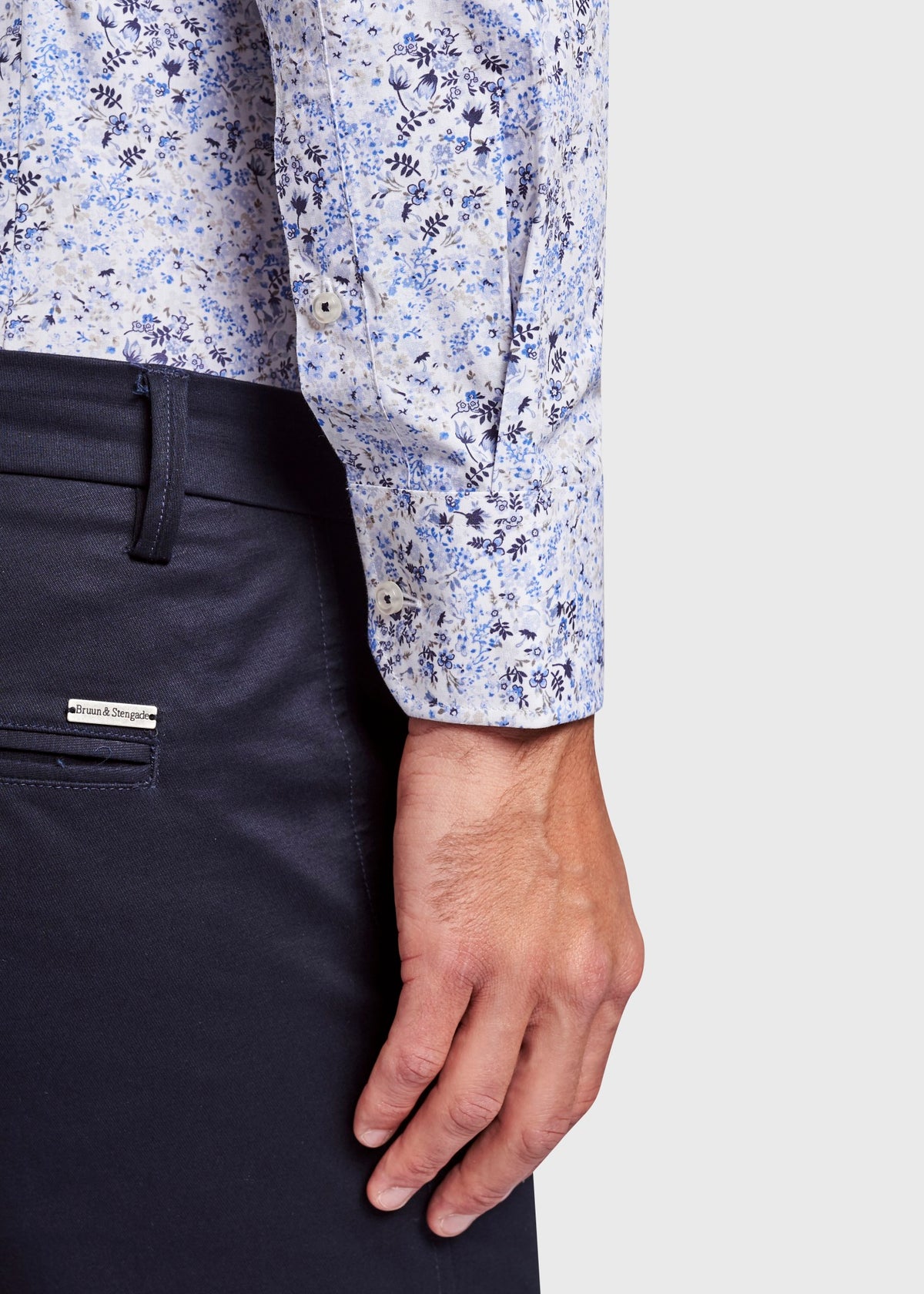 BS Manny Super Slim Fit Skjorte - Light Blue