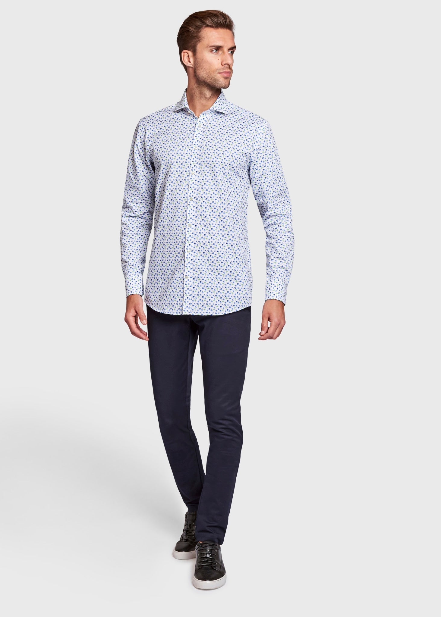BS Gustavo Slim Fit Skjorta - White