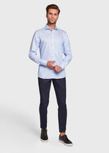 BS Lester Slim Fit Skjorte - Light Blue