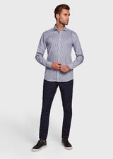 BS Gameiro Modern Fit Skjorte - Dark Blue
