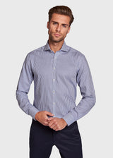 BS Gameiro Modern Fit Skjorte - Dark Blue