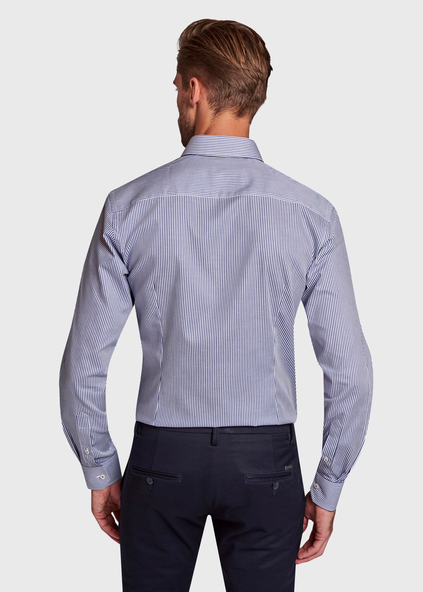 BS Gameiro Modern Fit Skjorte - Dark Blue