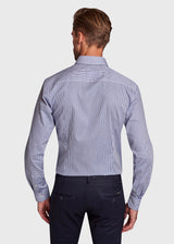 BS Gameiro Modern Fit Skjorte - Dark Blue