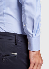 BS Lato Modern Fit Skjorte - Light Blue