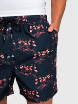 BS Hasselhoff Regular Fit Badebukser - Dark Blue