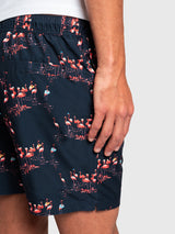 BS Hasselhoff Regular Fit Badebukser - Dark Blue