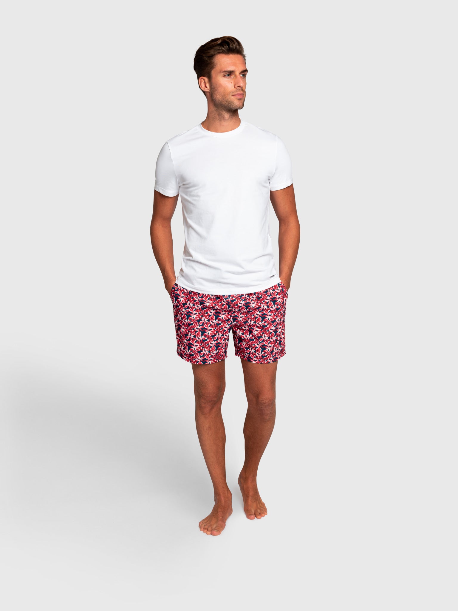 BS Hasselhoff Regular Fit Badbyxor - Red