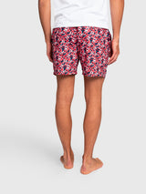 BS Hasselhoff Regular Fit Badebukser - Red