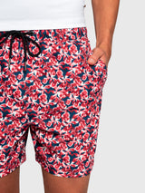 BS Hasselhoff Regular Fit Badebukser - Red