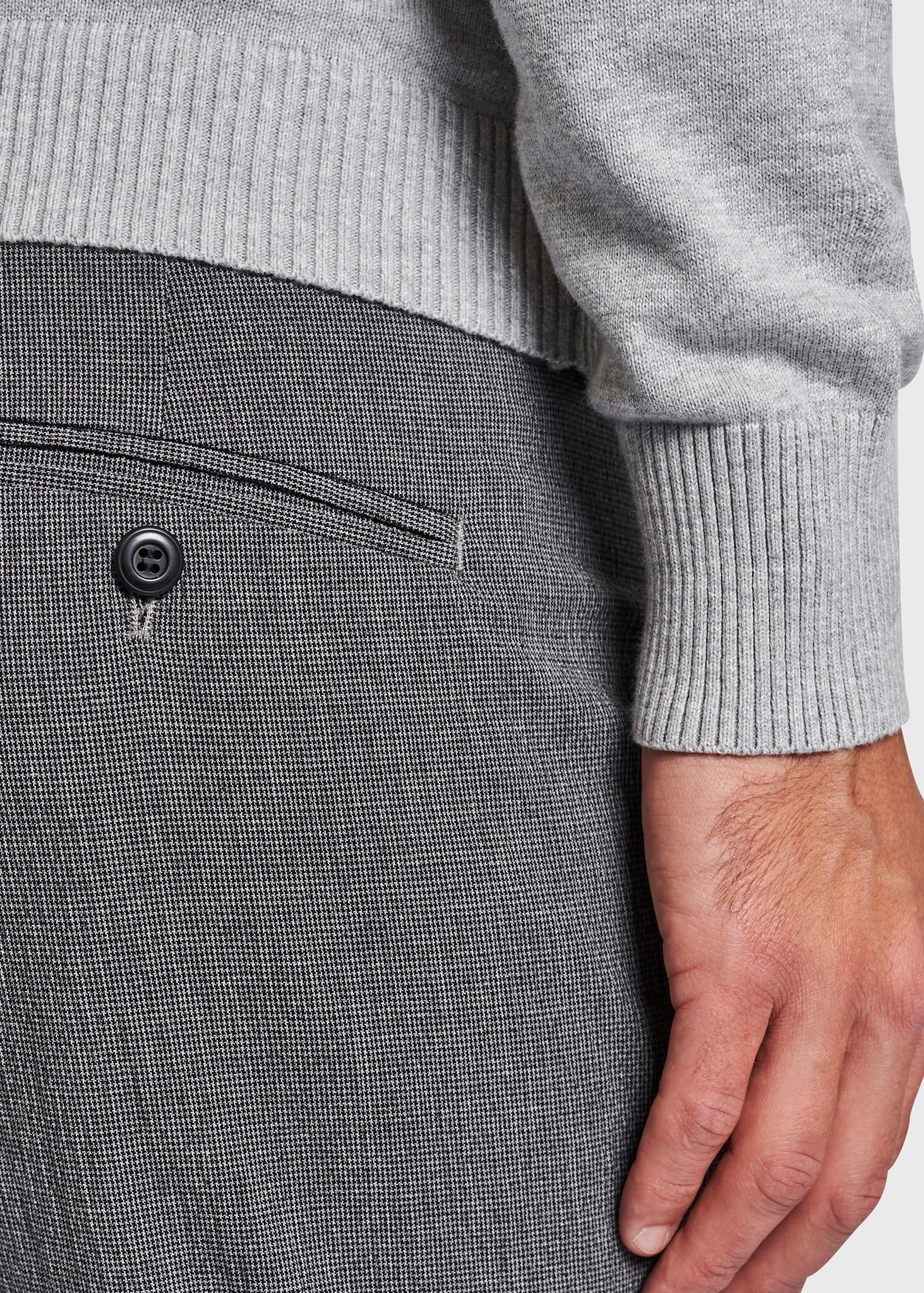 BS Marvel Slim Fit Byxor - Grå
