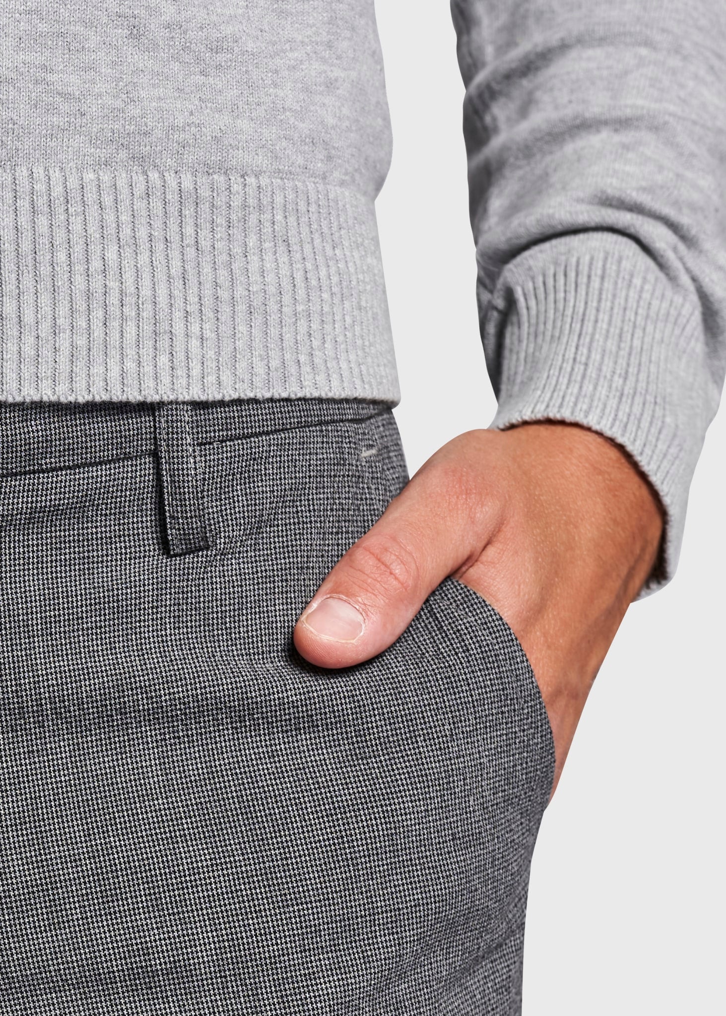 BS Marvel Slim Fit Byxor - Grå