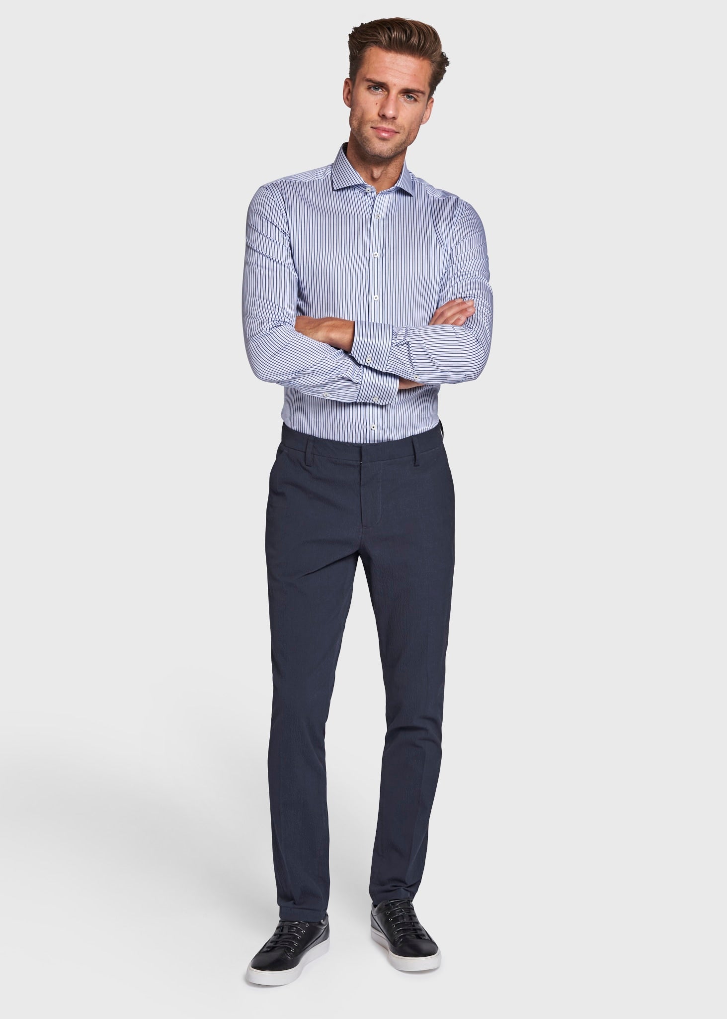 BS Marvel Slim Fit Byxor - Navy