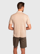 BS Bart Regular Fit Polo - Sand