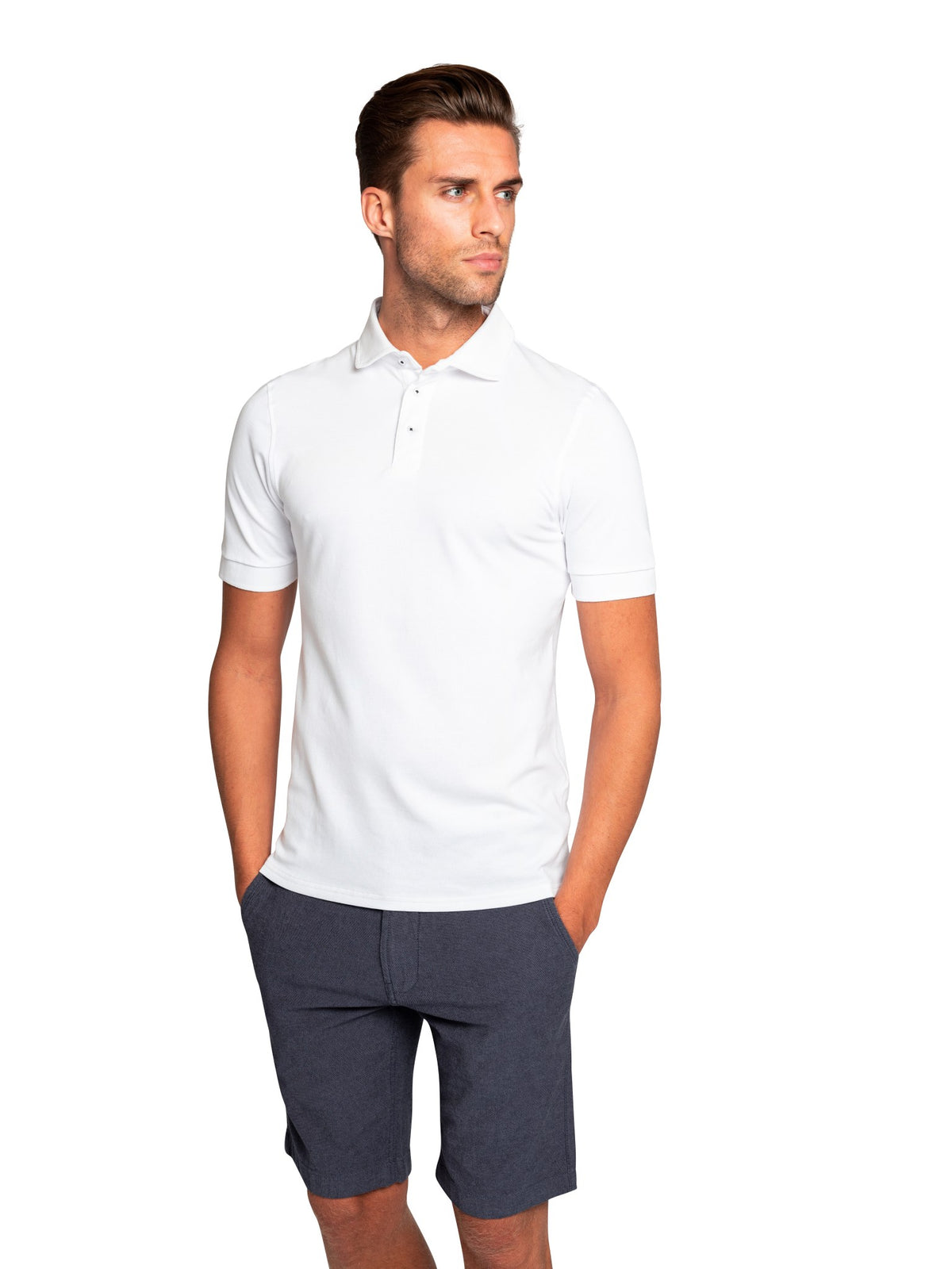 BS Fiji Regular Fit Polo - White