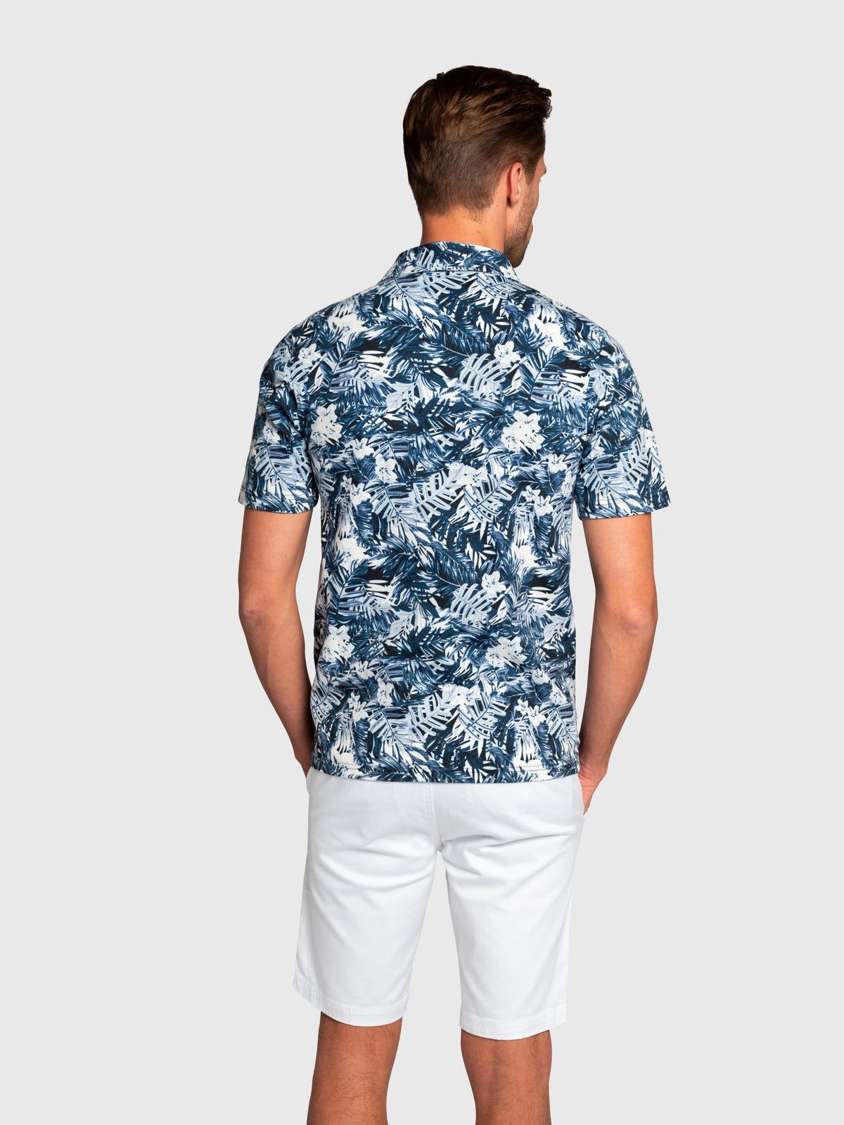 BS Hawaii Regular Fit Polo Shirt - Blue