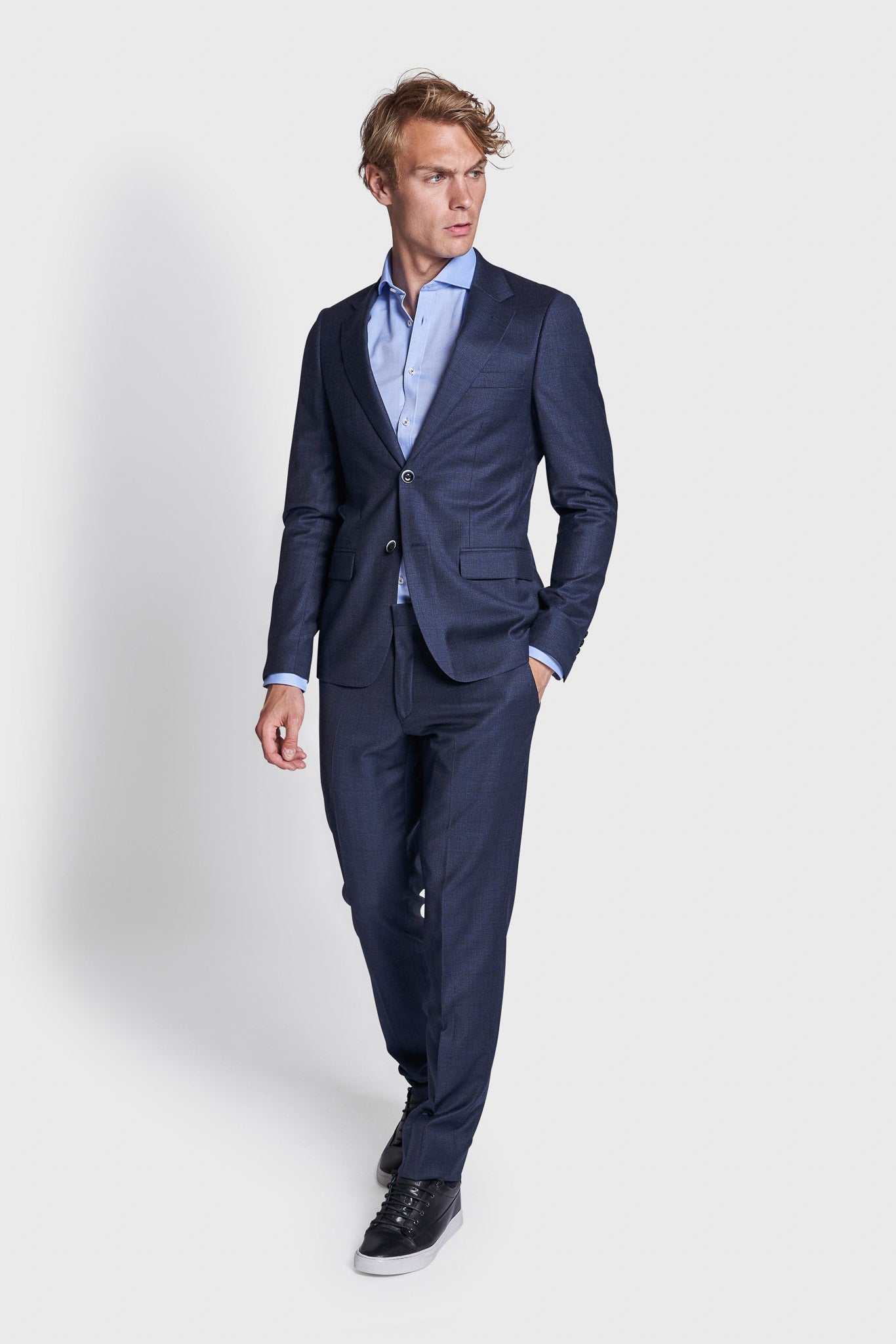 BS Josty Slim Fit Blazer - Navy
