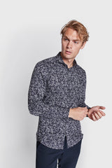 BS Jackson Slim Fit Skjorte - Navy