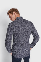 BS Jackson Slim Fit Skjorte - Navy