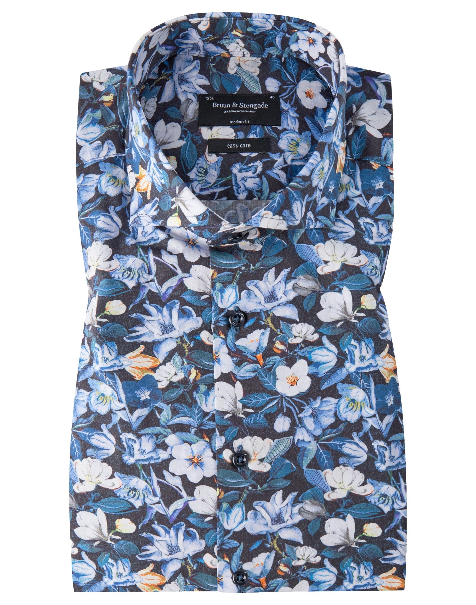 BS Hakim Modern Fit Skjorte - Blue