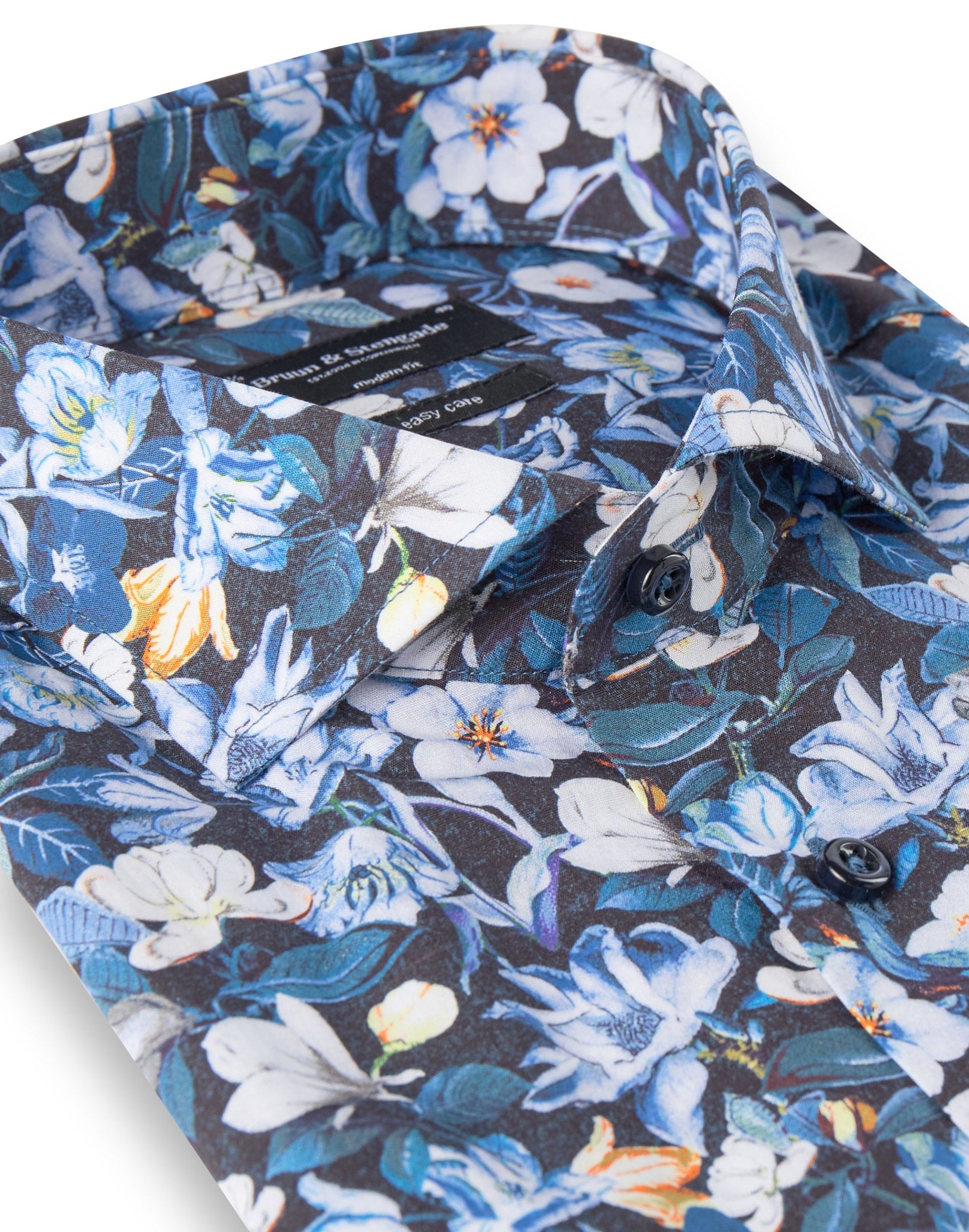 BS Hakim Modern Fit Skjorte - Blue