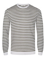 BS Mogensen Regular Fit Strik - Green/White