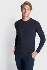 BS Gasquet Regular Fit Strik - Navy