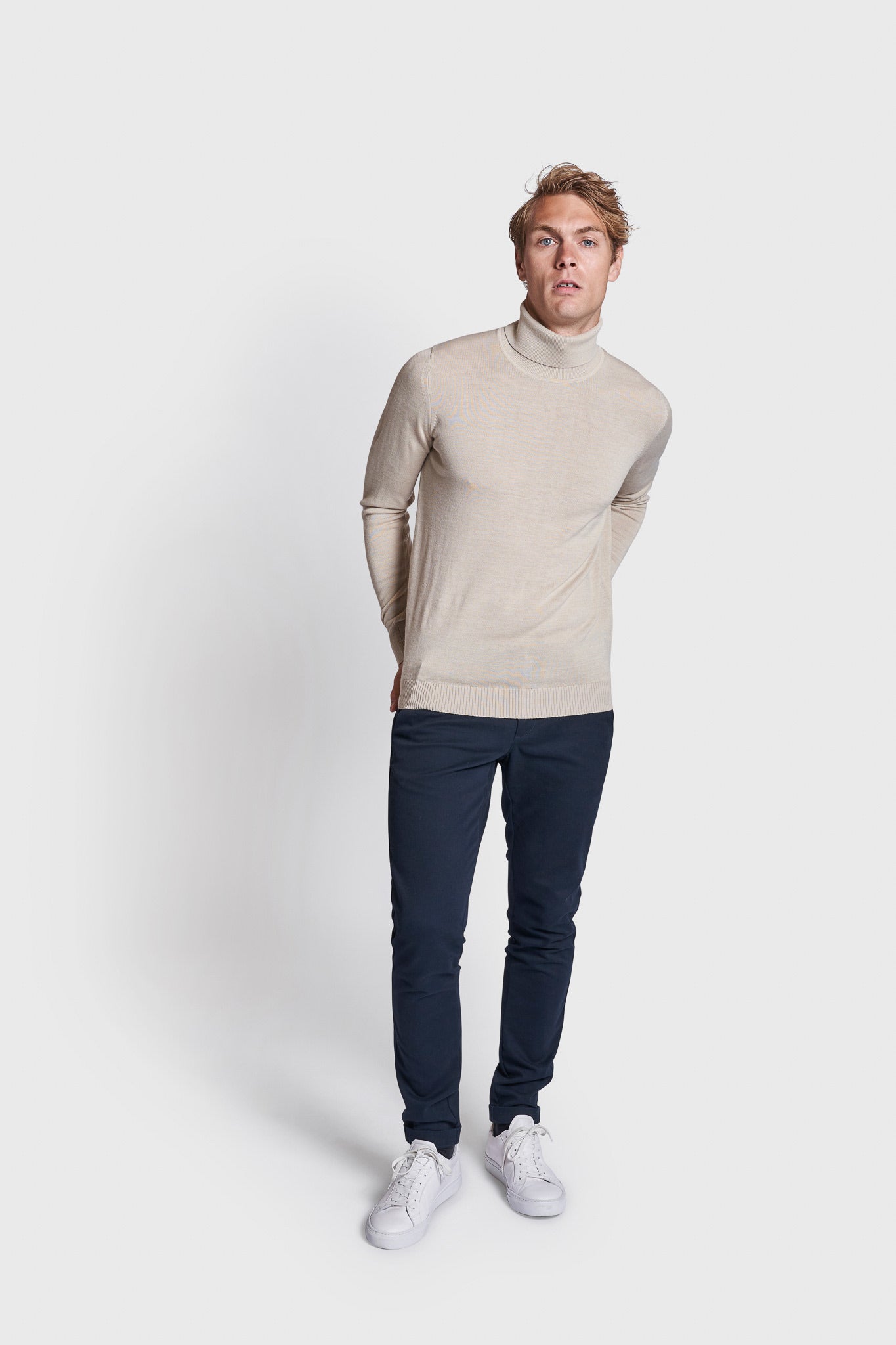 BS Saturn Regular Fit Strik - Sand