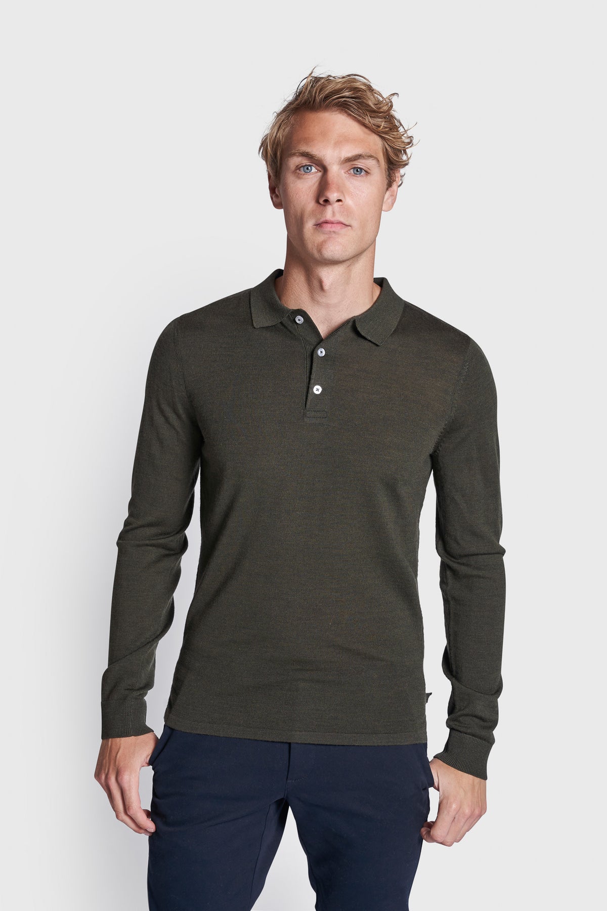 BS Rublev Regular Fit Strik - Green