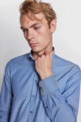 BS Immobile Slim Fit Skjorte - Blue