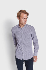 BS Serdar Slim Fit Skjorte - Purple