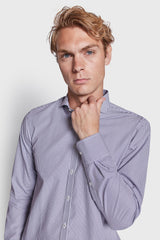 BS Serdar Slim Fit Skjorte - Purple