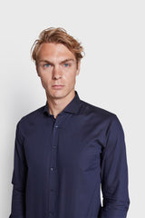 BS Toni Slim Fit Skjorte - Navy