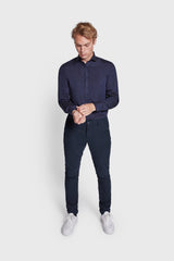 BS Toni Slim Fit Skjorte - Navy