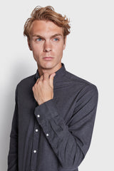 BS Jobe Casual Slim Fit Skjorte - Dark Grey