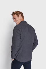 BS Jobe Casual Slim Fit Skjorte - Dark Grey