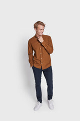 BS Jobe Casual Slim Fit Skjorte - Ochre