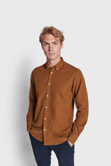 BS Jobe Casual Slim Fit Skjorte - Ochre
