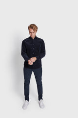 BS Assan Casual Slim Fit Skjorte - Navy