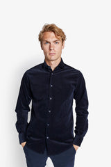 BS Assan Casual Slim Fit Skjorte - Navy
