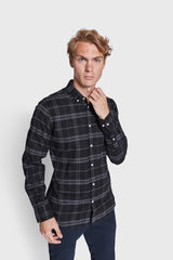 BS Hamza Casual Slim Fit Skjorte - Black