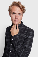 BS Hamza Casual Slim Fit Skjorte - Black